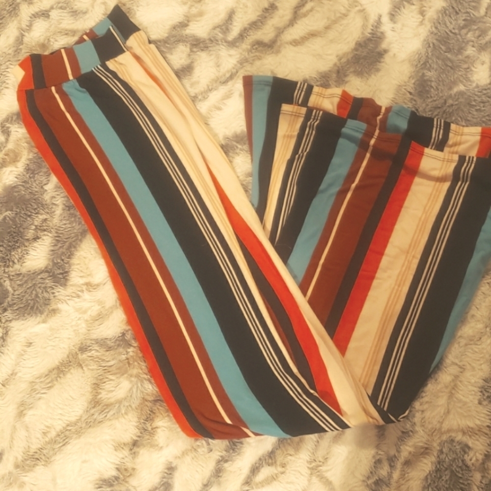 Striped Western Bell Bottoms
